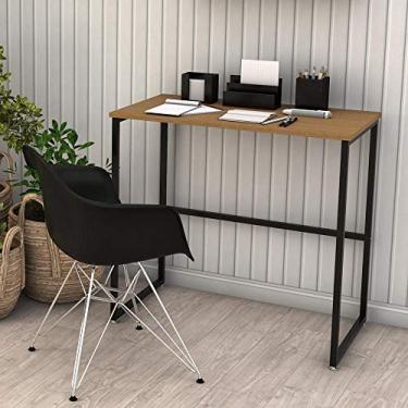 Imagem de Escrivaninha Mesa Escritório para Notebook Home Office Estilo Industrial Delin Dicarlo