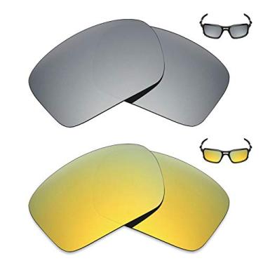 Imagem de Mryok 2 pares de lentes polarizadas de substituição para óculos de sol Oakley Triggerman – Opções
