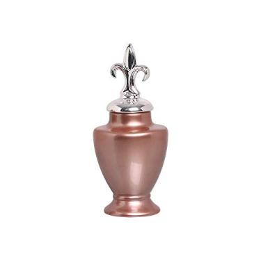 Imagem de Joelma Decorações Pote Lírio P Com Detalhe Cromado Rose Gold