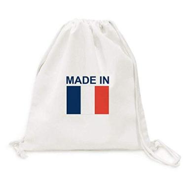 Imagem de Mochila de lona com cordão Made In France Country Love