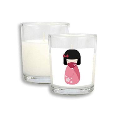 Imagem de Cera de incenso perfumada de vidro para velas brancas Sakura Japão