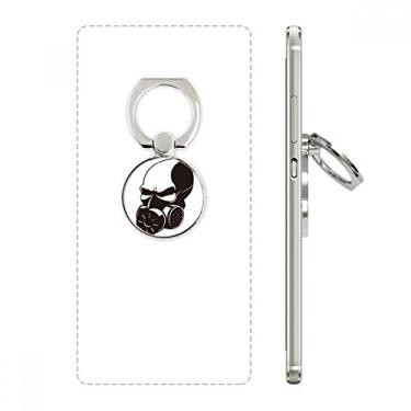 Imagem de Suporte de anel de telefone para cabeça de gás de arma bioquímica, suporte ajustável