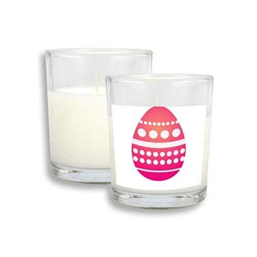 Imagem de Festival de Religião da Páscoa com Manchas Rosas, Velas de Claras de Ovo Perfumado em Vidro