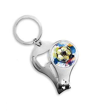 Imagem de Chaveiro de futebol americano, esportivo, pintado, abridor de garrafa