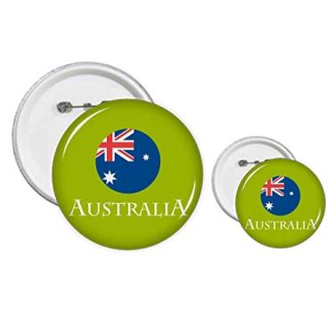 Imagem de Kit de artesanato com botões e broches de coala da bandeira australiana