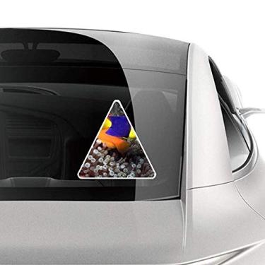 Imagem de DIYthinker Adesivo de carro com imagem de coral de peixe anêmona oceano decalque de bagagem de motocicleta bicicleta