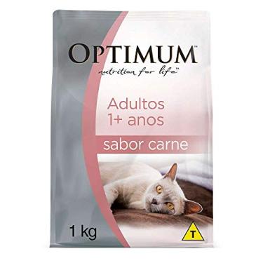 Imagem de Ração Optimum para Gatos Adultos sabor Carne - 1kg