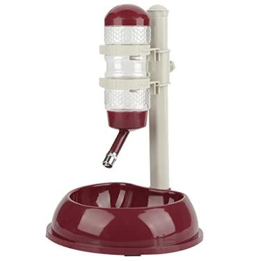 Imagem de Sluffs Pet Dog Cat Comedor Automático De água Para Comida, Garrafa, Tigela Para Cachorro Ajustável, Dispensador De Comida, Bebedouro Para Gatos Pequenos, Cães 500 ML(marrom)