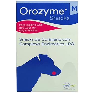 Imagem de Inovet Orozyme Snacks de Colágeno P/Cães Raças Médias 141g P/Higiene Oral