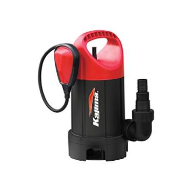 Imagem de Bomba Submersível p/ água suja ou limpa 1HP Kajima QW-S110 p/ lago tanque cisterna piscina