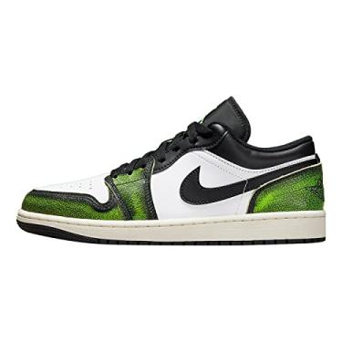 Imagem de JORDAN 1 Retro Low Og Ex sapatos masculinos, Preto/elétrico verde - branco, 11.5