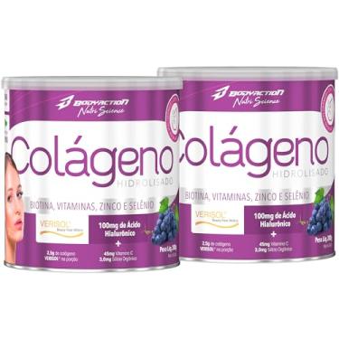 Imagem de 2X Colágeno Hidrolisado C/STEVIA 200GR CT 1 Bodyaction UVA