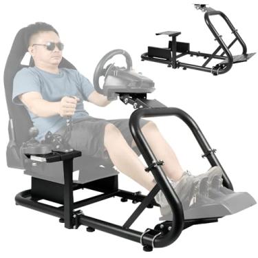 Imagem de Dardoo G920 Gaming Simulator Cockpit Frame,fit for Logitech G27/G25/G29, Thrustmaster T80 T150 TX F430 Racing Wheel Stand, Wheel Pedals NOT Included