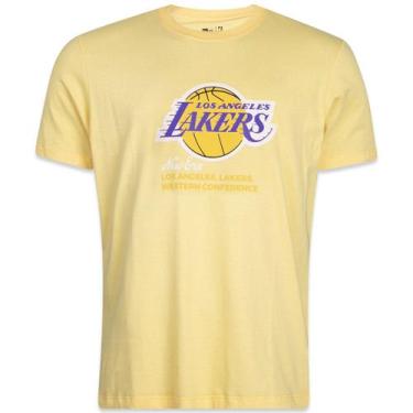 Imagem de Camiseta New Era Regular Los Angeles Lakers Logo History
