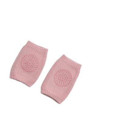 Imagem de Joelheira Para Bebê Antiderrapante Macia Protetor Engatinhar Infantil (Rosa)