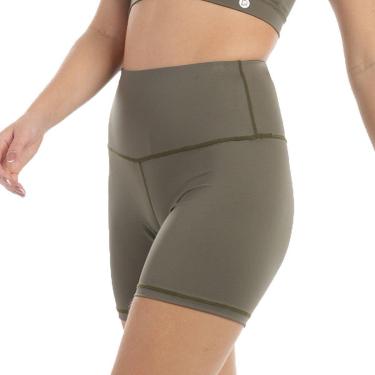 Imagem de Bermuda Fitness DelRio Feminina Com Bolso Invisível Cintura Alta em Microfibra-Feminino