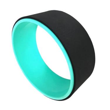 Imagem de Fancyes Roda de yoga maca traseira fitness forte rolamento de carga resistente ao desgaste portátil macio equipamento de alongamento traseiro rolo de yoga, preto