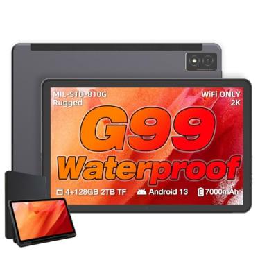 Imagem de AGM Tablet Android robusto PAD P1 com capa, tela FHD 2K de 10,4 polegadas, 120 Hz, impermeável, à prova de quedas e poeira, MTK G99, Android 13.0, alto-falantes estéreo de caixa dupla, 7000mAh, 4 GB +