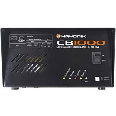 Imagem de HAYONIK, Carregador de Baterias Inteligente, 12V 10Ah C/Flutuação para carro, moto, barco - CB1000