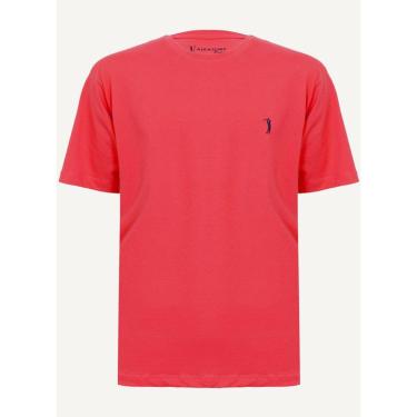 Imagem de Camiseta Rosa Escuro Lisa Aleatory-Masculino