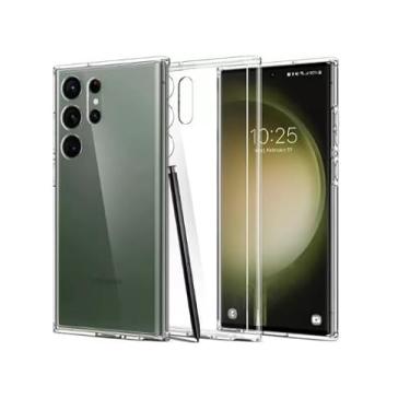 Imagem de Capa Capinha Space Hybrid Clear Anti-Impacto Compatível Samsung Galaxy S23 Ultra