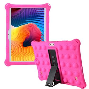 Imagem de Capa protetora universal para tablet de 10,1 polegadas, compatível com Zonko, QunyiCO, MEIZE, PRITOM, FEONAL, ANTÊMPER, MARVUE, Dragon Touch, Winsing, FANGOR, ZZB (rosa)