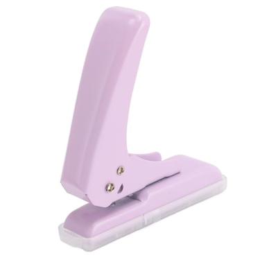 Imagem de Perfurador de Furo único Compacto de 5,5 Mm, Perfurador de Furo único Portátil Leve de Metal Com Caixa de Restos de Papel Móvel Antiderrapante, Capacidade de Perfuração de 40