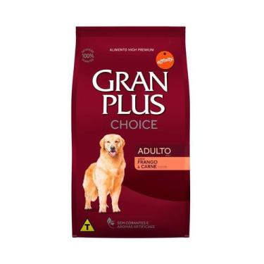 Imagem de Ração GranPlus Choice Frango e Carne para Cães Adultos - 15kg - Gran P
