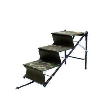 Imagem de Escada/Rampa Para Pet One Dobrável Tubline - Camuflada Verde