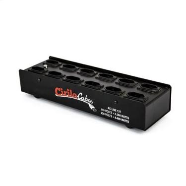 Imagem de Régua Elétrica de 12 Tomadas Metálica - Parthson