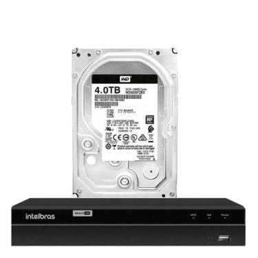 Imagem de Dvr Intelbras 8 Canais Mhdx 1208 Com Hd De 4tb Instalado