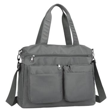 Imagem de Bolsa Feminina Sacola Grande Alça De Ombro Academia Esporte Trabalho P