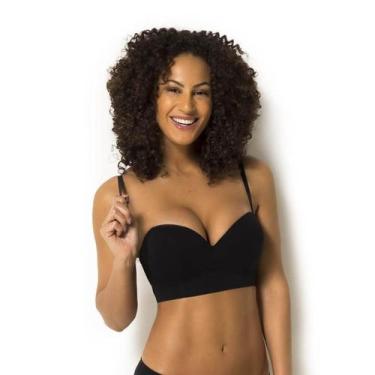 Imagem de Sutiã sem alça Sem Costura Trifil C00976 Laterais Largas, 46, Preto