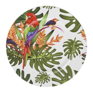 Imagem de Sousplat Redondo Natureza Polipropileno 33Cm Rafimex
