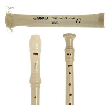 Imagem de Flauta Yamaha Doce Germanica Soprano Yrs-23g  Yrs-23br