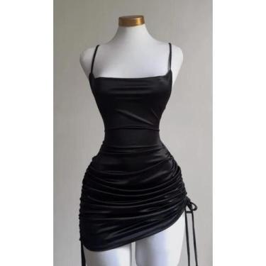 Imagem de Vestido Verão Sexy com Renda - Halter, Cintura Alta e Saia Quadril - T