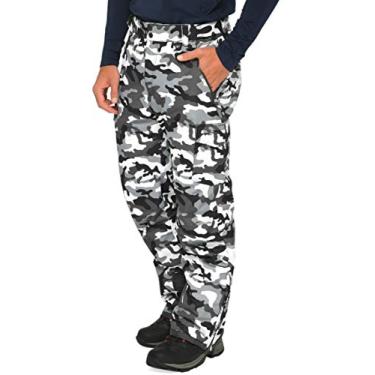 Imagem de Calça cargo masculina Arctix para esportes de neve, A6 camuflado preto, 2GG (44-46W 36L)