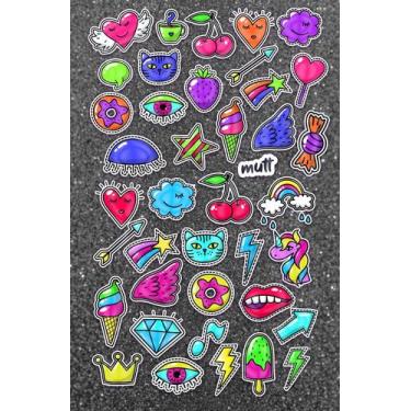 Imagem de Cartela Adesiva Cherry Bomb Planner Decoração Papelaria - Mutt comunic