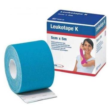 Imagem de Bandagem Kinesio Leukotape K- 5cm X 5m - Cor Azul - Bsn Medical