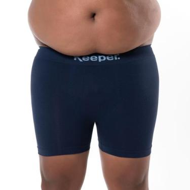 Imagem de Cueca boxer plus size microfibra sem costura anti assadura escolha a c