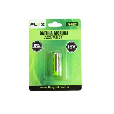 Imagem de Pilha Bateria Flex 12v A23 Controle Portão Alarme