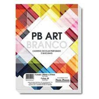 Imagem de Bloco Fichário Perfurado 96 folhas Pauta Branca