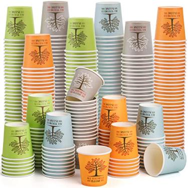 Imagem de AVLA Pacote com 800 copos de banheiro, copos descartáveis de 59 ml, copo pequeno para bebidas quentes e frias, mini copos de café expresso coloridos para festas, piquenique, churrasco, viagens e