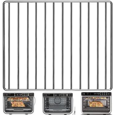 Imagem de Replacement Air Fryer Wire Rack for Ninja Foodi 10 in 1 DT201 DT251 Digital Convection Toaster Oven, 14.4''*11.4'' Stainless Steel Air Fryer Accessories Roasting Steamer Grill Racks Baking Tray Rack