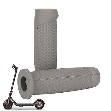 Imagem de LUCK4U Pega de guidão cinza para guidão acessórios de substituição para scooter elétrica Segway Ninebot F30 F40