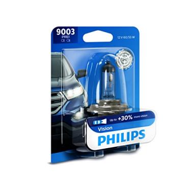 Imagem de Lâmpada de farol Philips 9003 Vision Upgrade com até 30% mais visão, 1 pacote
