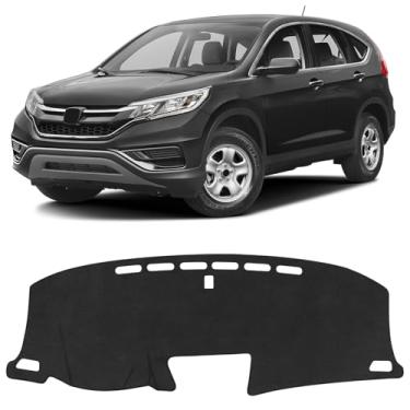 Imagem de Bercicci Capa de painel para Honda CRV 2016 2015 2014 2013 2012 acessórios capa de painel de flanela tapete de painel central capa de console protetor solar almofada