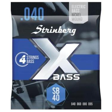 Imagem de Encordoamento Strinberg Sb40 Contra Baixo 4 Cordas 040 Sb-40
