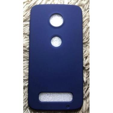Imagem de Capa Case Capinha Motorola Moto Z2 Play Silicone Aveludada com proteçã
