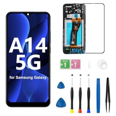 Imagem de Tela de substituição para Samsung Galaxy A14 5G a146u a146a s146w s146dl Tela LCD Display Touch Digitalizador Montagem com Kits de Ferramentas de Reparo 16.8 cm Preto